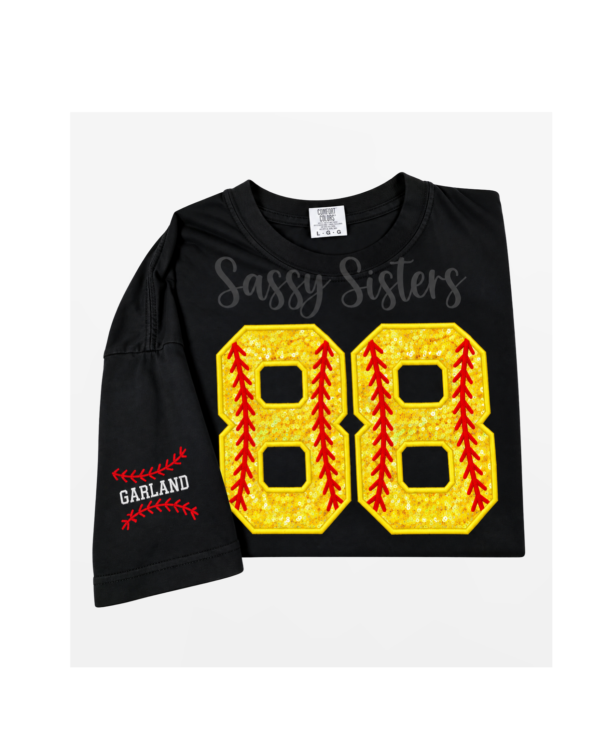 Custom Baseball & Softball Sequin Tee