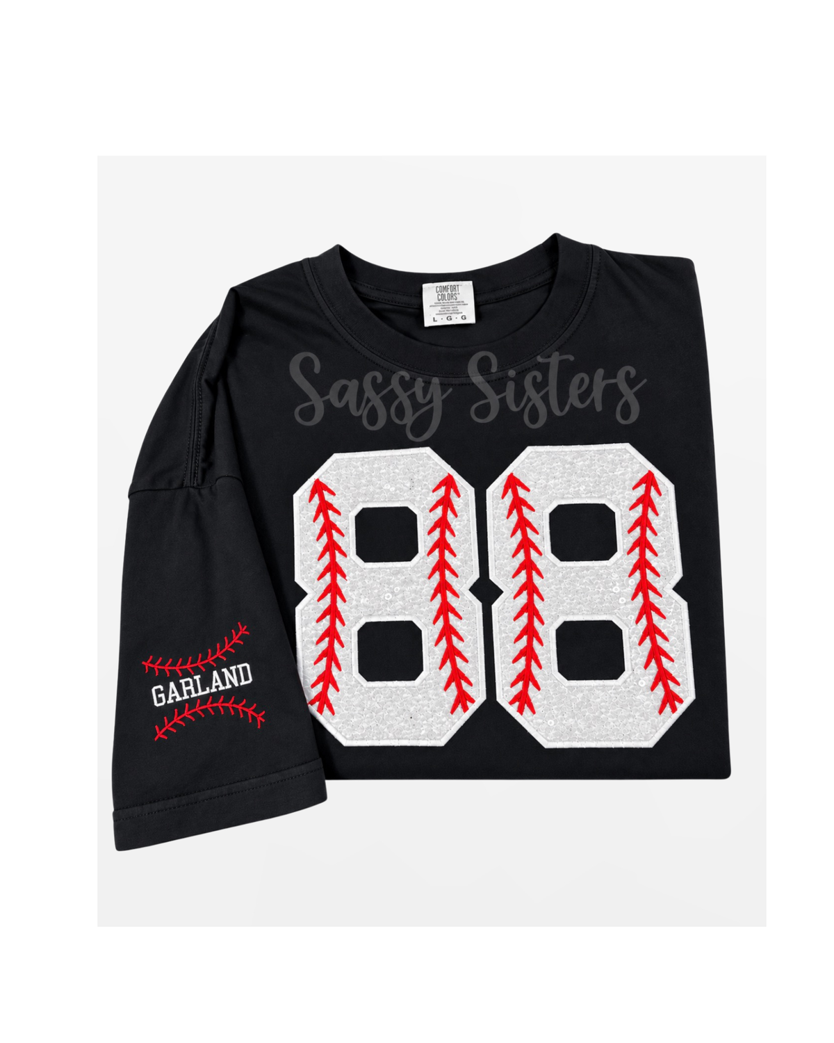 Custom Baseball & Softball Sequin Tee