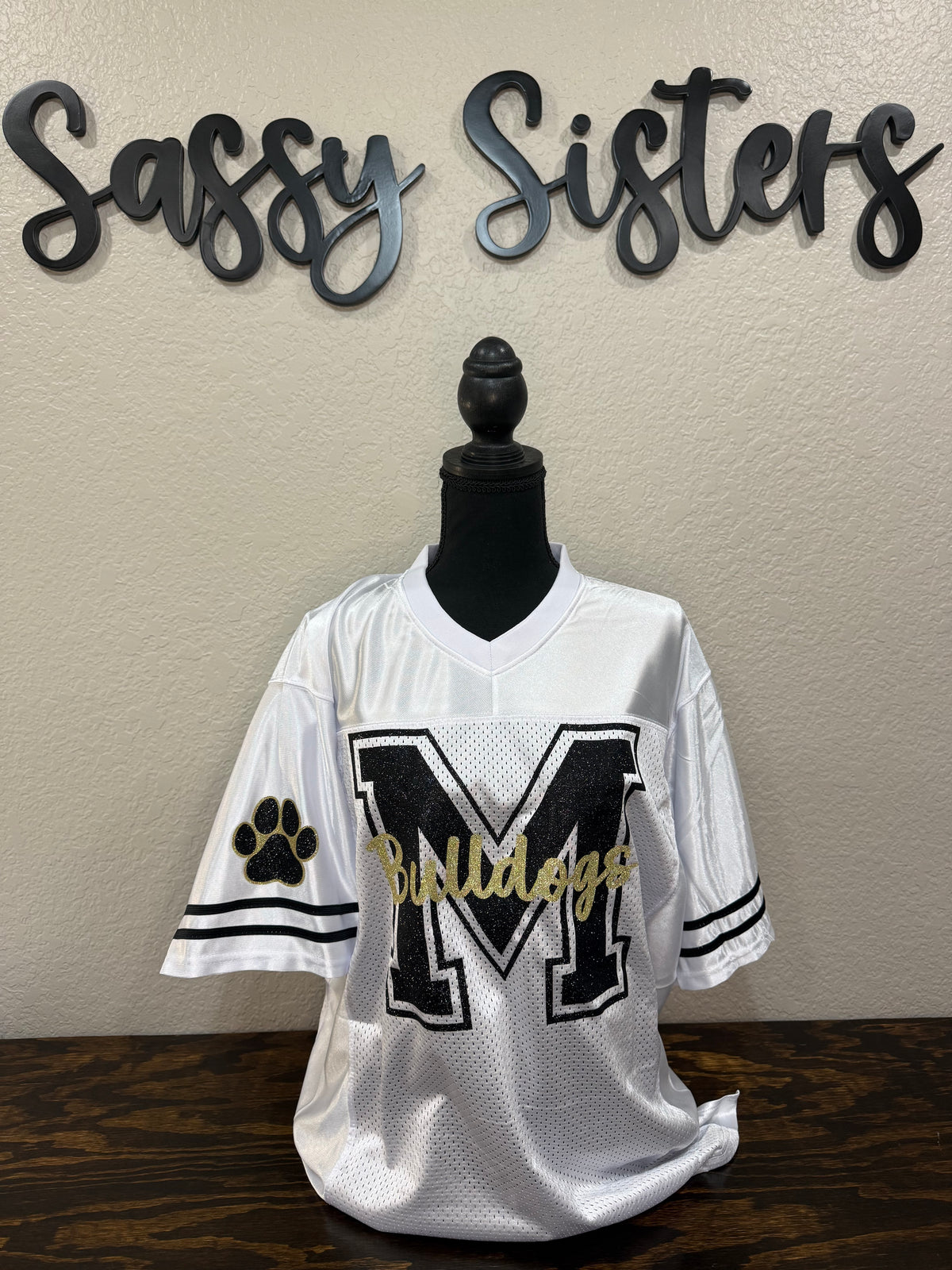 Custom Glitter School Spirit Jersey| Personalized Team Jersey