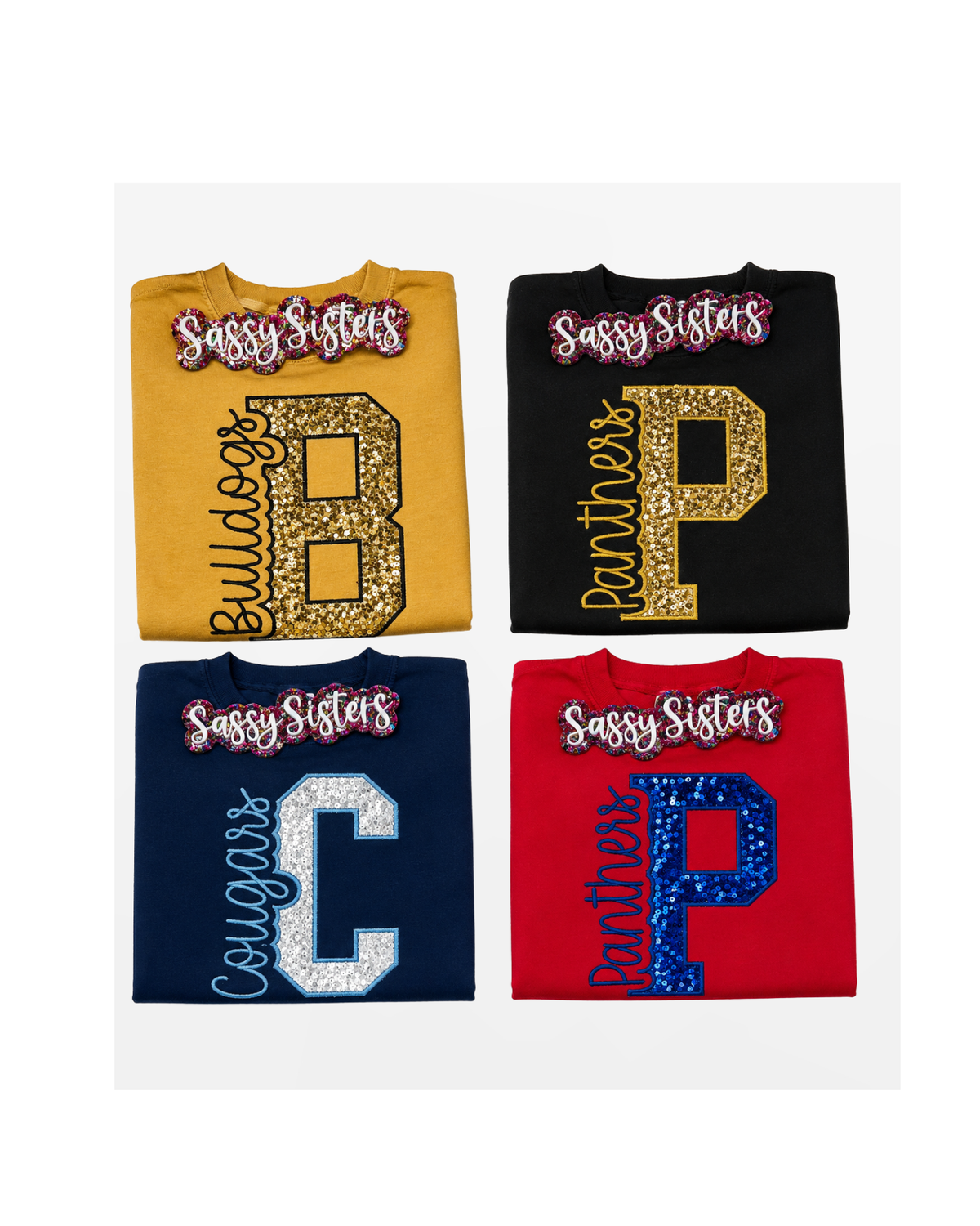 Sequin School Spirit T-Shirt & Sweatshirt