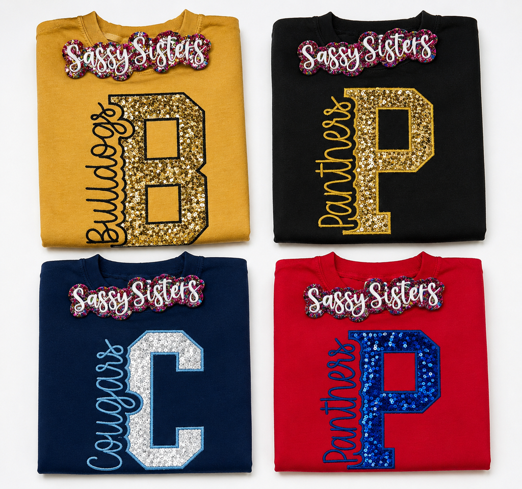 Sequin School Spirit T-Shirt & Sweatshirt